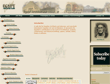 Tablet Screenshot of egyptarch.net